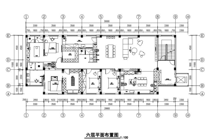 280㎡现代风大平层设计丨精工艺匠装饰-7