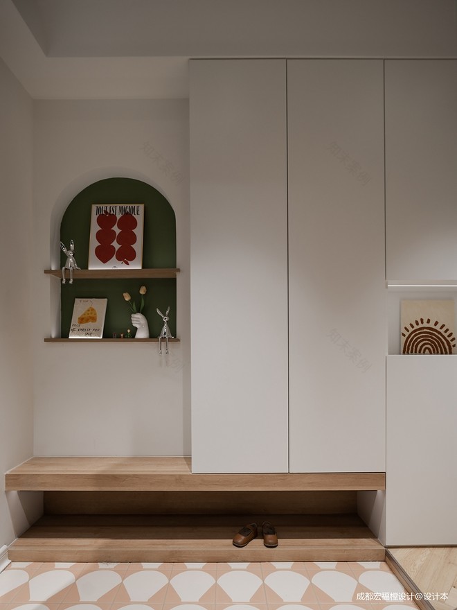 41万元三居119平米装修案例·效果图 宏福樘实景 · 沁桃丨中国成都-20