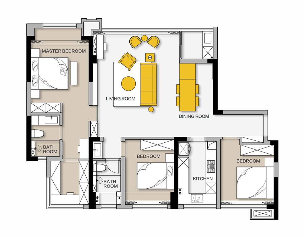 都会情感空间 | 简约精致与自然共生-41