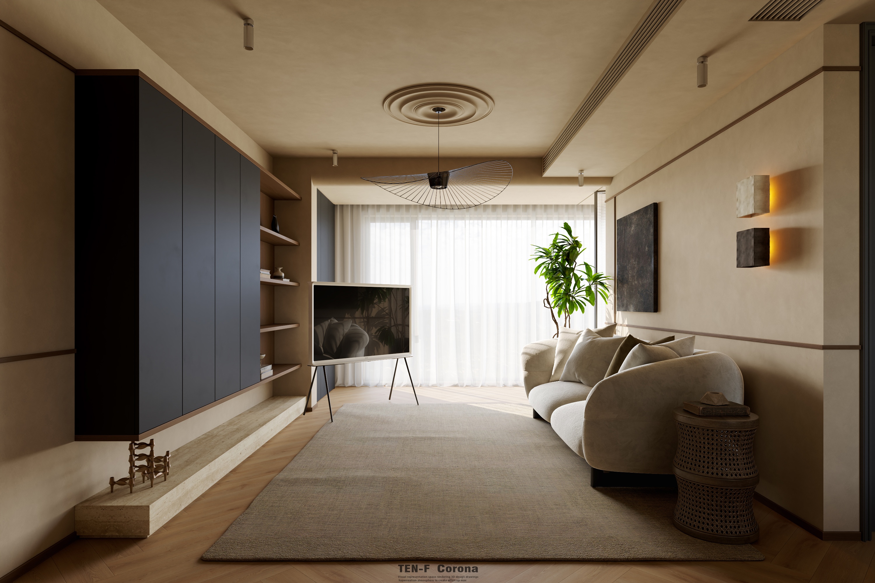 小户型中古风-1