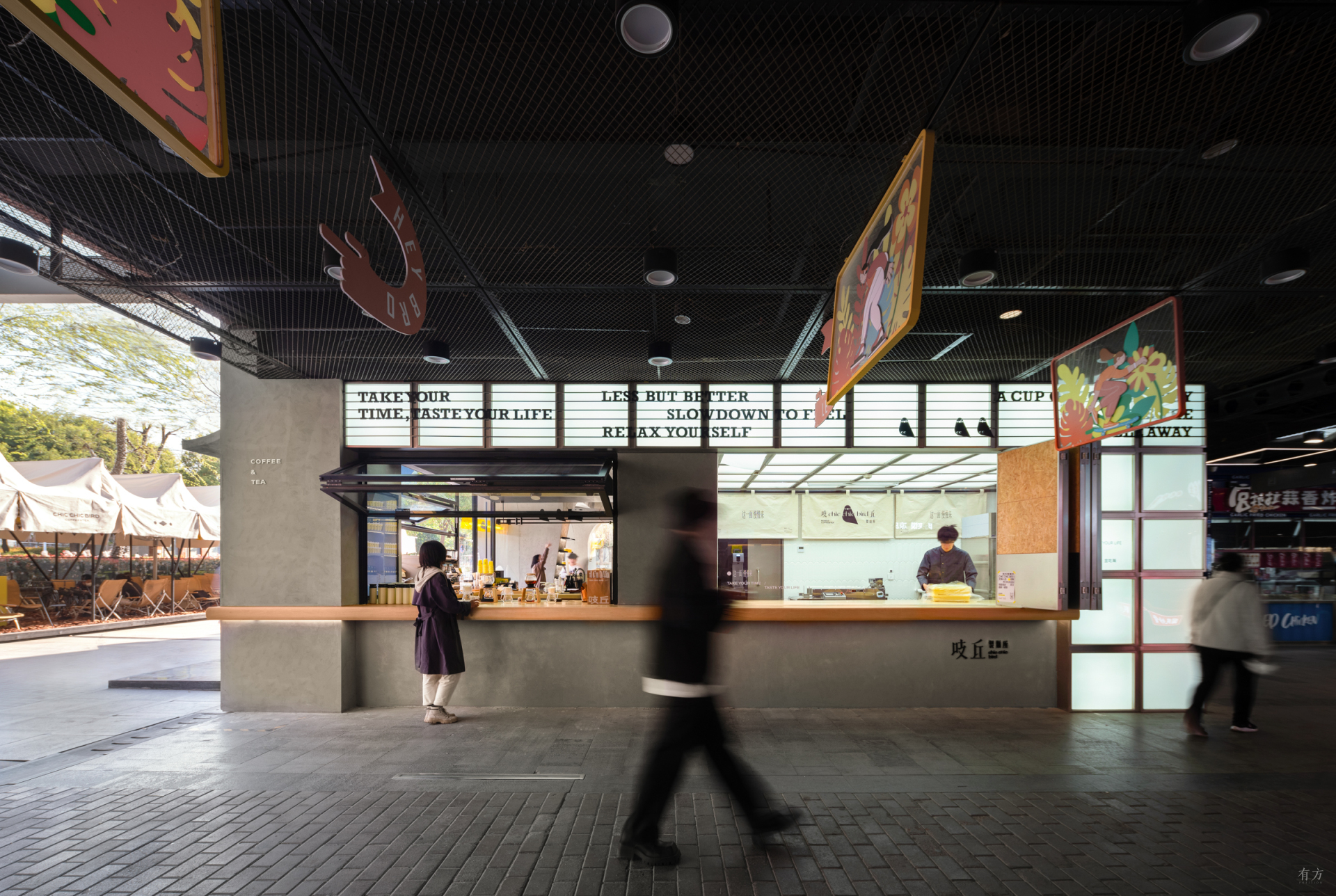 吱丘制面所+咖啡ChicChicBird丨中国武汉丨华中科技大学建规学院+青·微舍（武汉）工作室-35