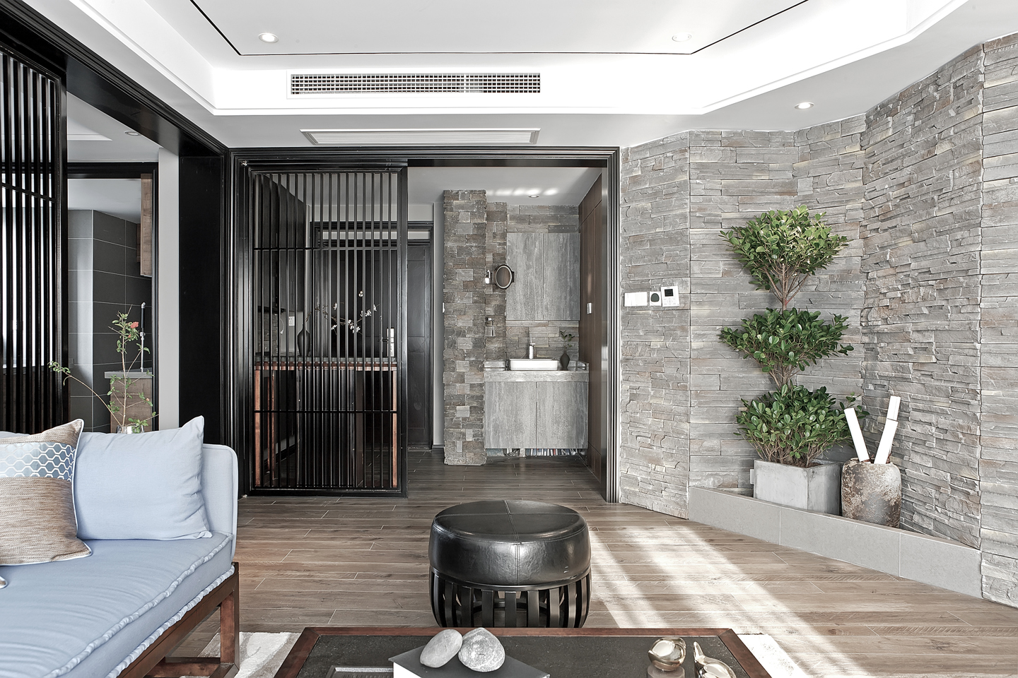 杭州天鸿香榭里 135㎡新中式禅意设计，自然与空间的完美交融-38