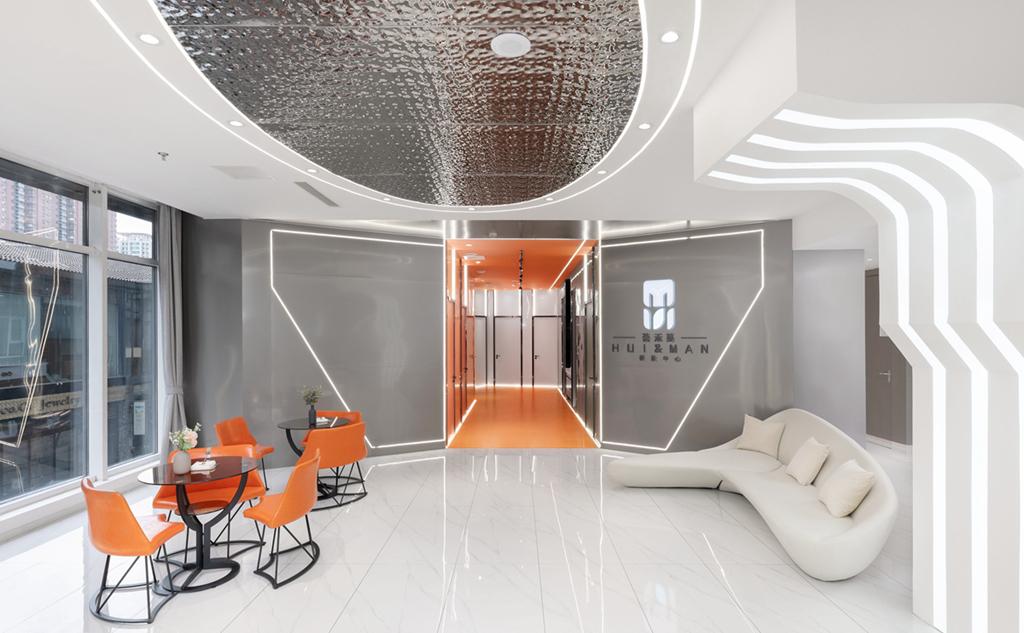 未来科技感高端美容院设计丨研筑国际设计-19