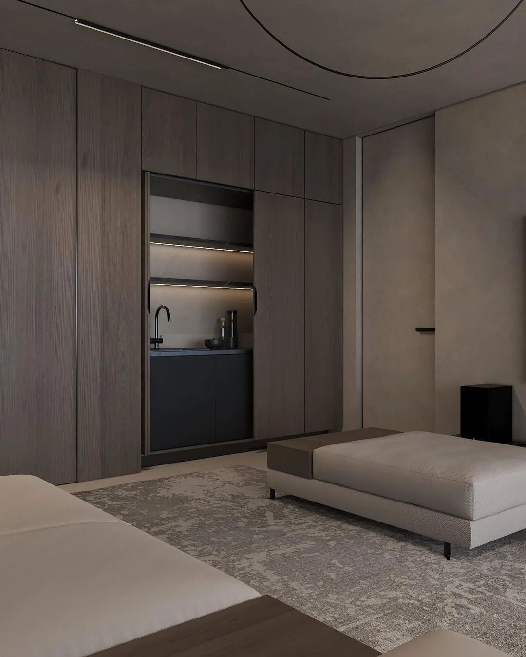 BISCAYNE BLVD 顶层复式极简主义设计丨ArtPartner Architects-51