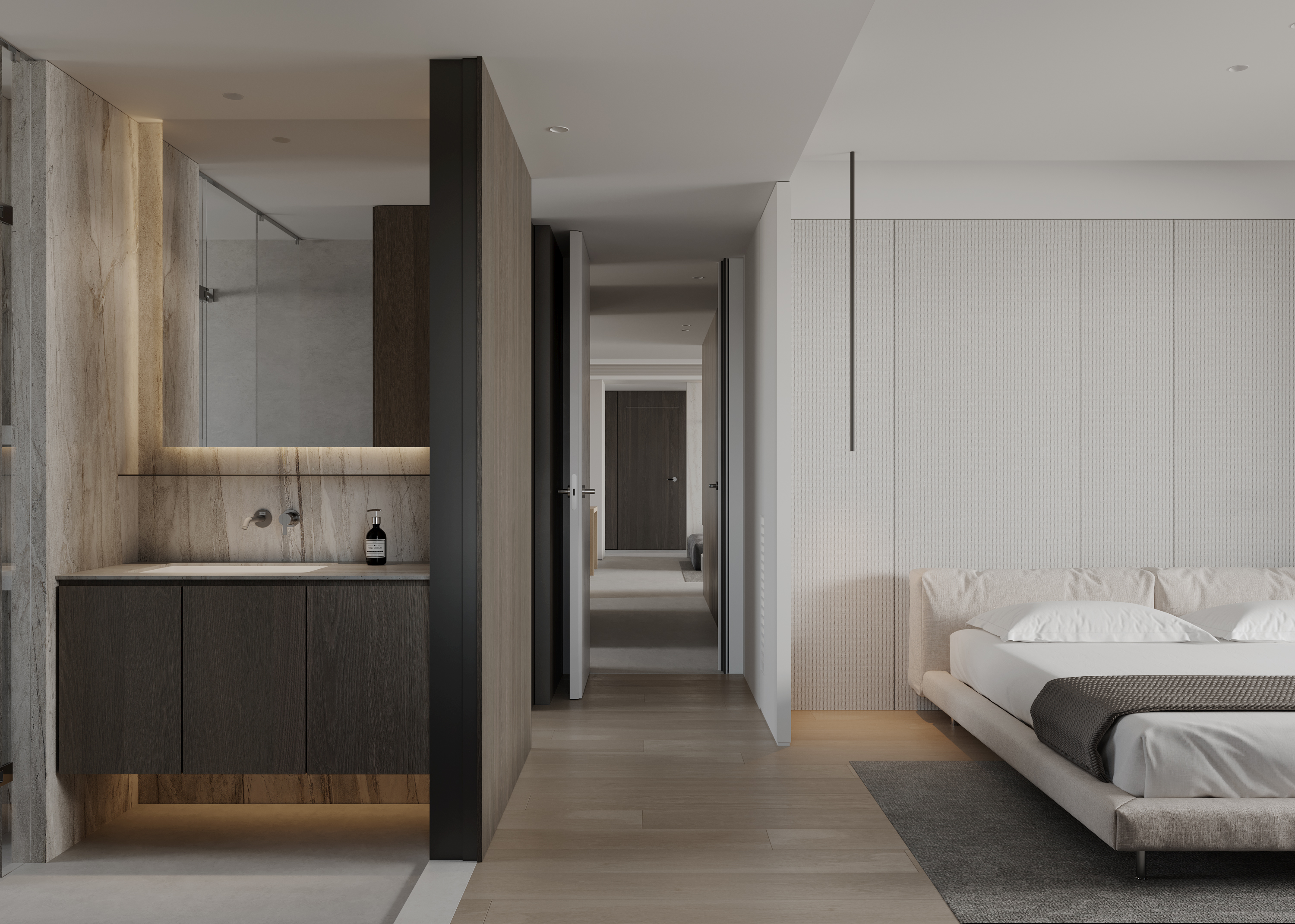 深圳尖岗山 160㎡平层空间设计丨中国深圳丨壹昊设计-12