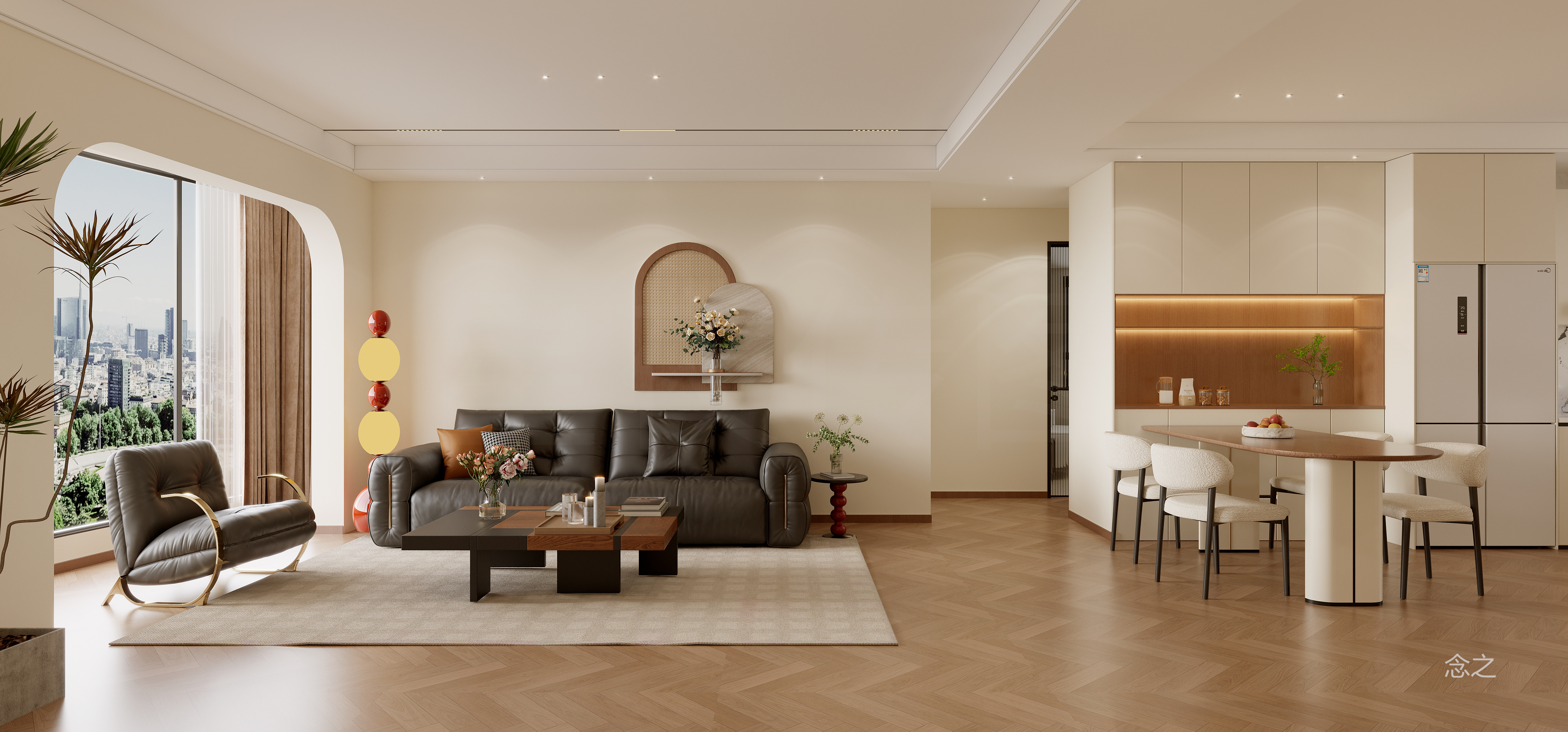 奶油风 | 恬静与暖撞满怀，打造温馨生活空间-7