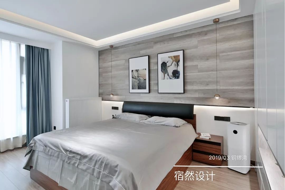 一家五口的城市简约生活 | 宿然设计 170㎡现代三室两厅-33