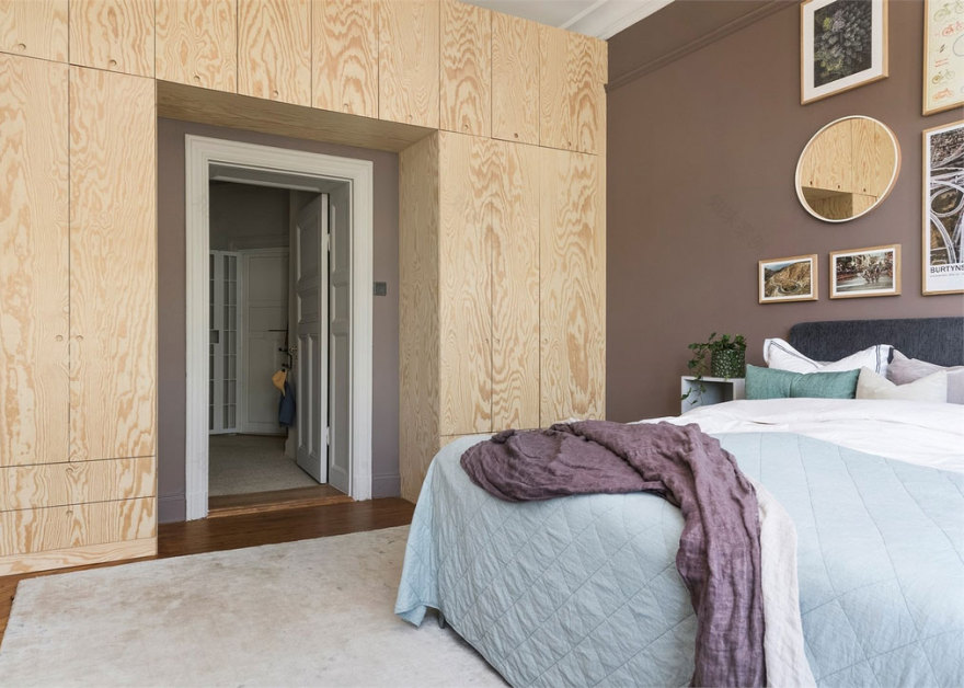 斯德哥尔摩公寓 | 厨房里的儿童房,独特的设计亮点-22