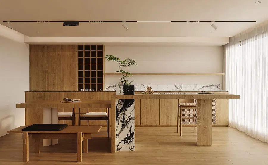 宁波 200㎡日式侘寂风别墅设计丨中国宁波丨橙熹设计-35