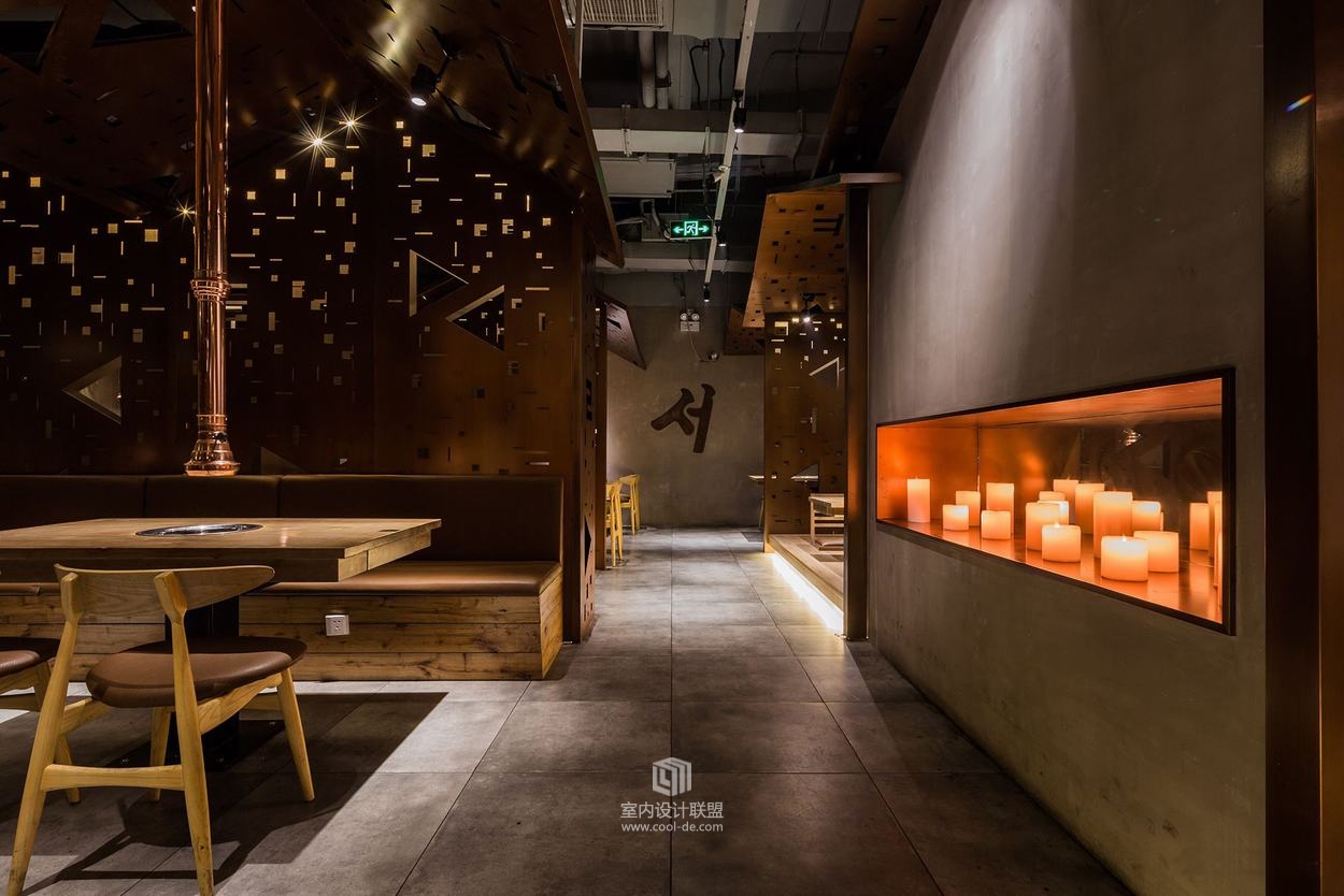 设谷装饰设计--喜来稀肉韩国烤肉餐厅-14