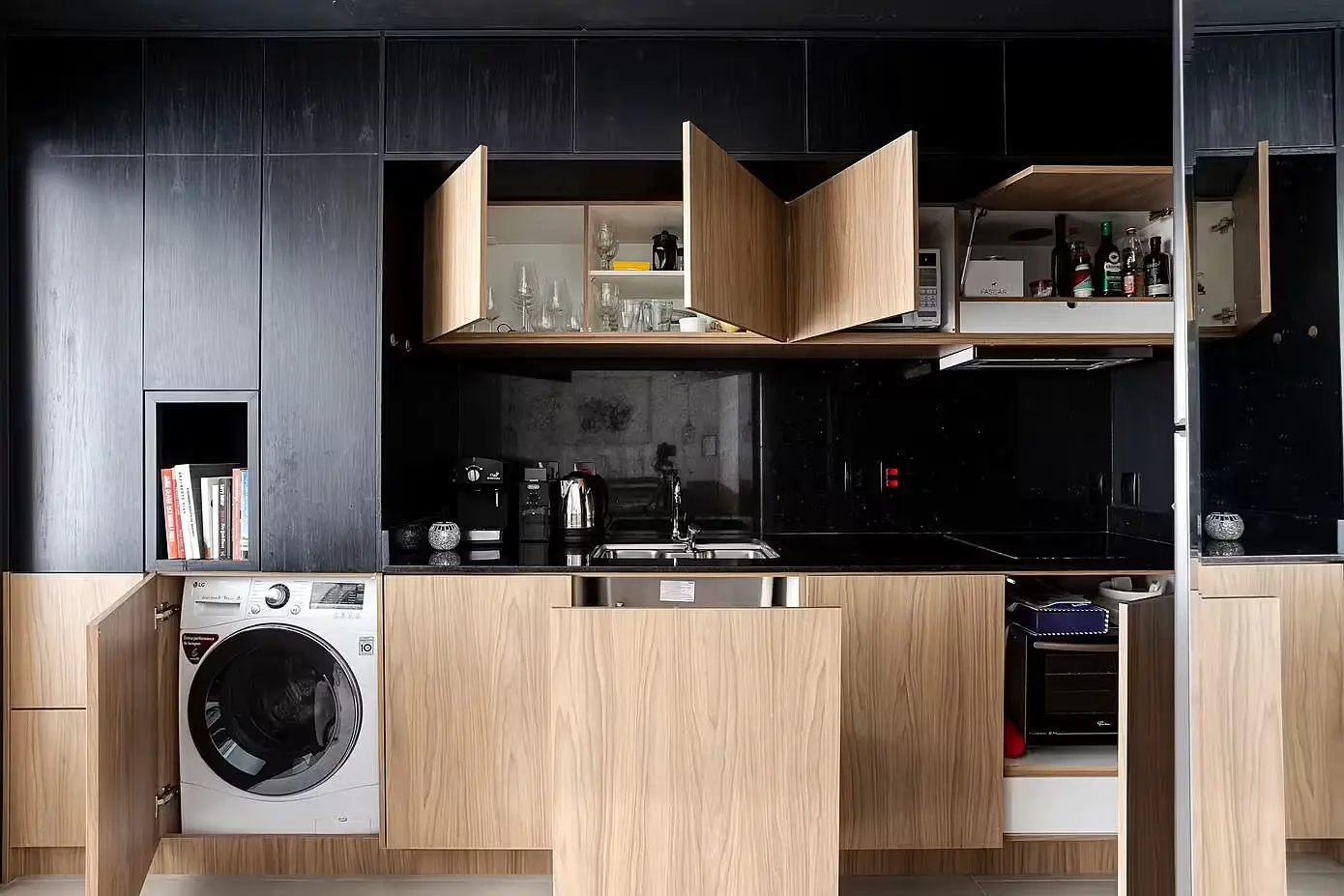 巴西 30m2 小户型改造,巧妙设计打造舒适一居室-4