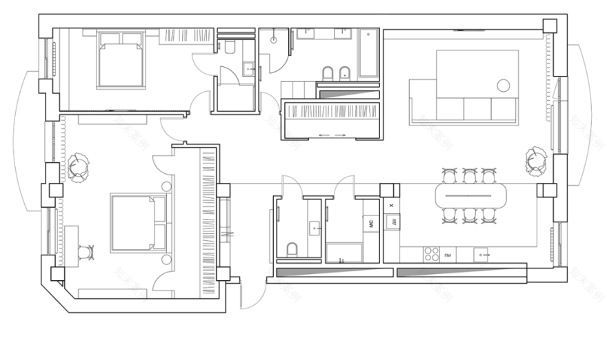 简约美学私人住宅丨Paliychuk Olga Design工作室-4