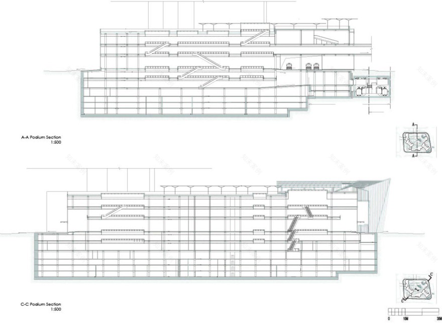 Raffles City The Bund 办公建筑设计丨中国上海丨Pelli Clarke & Partners-70