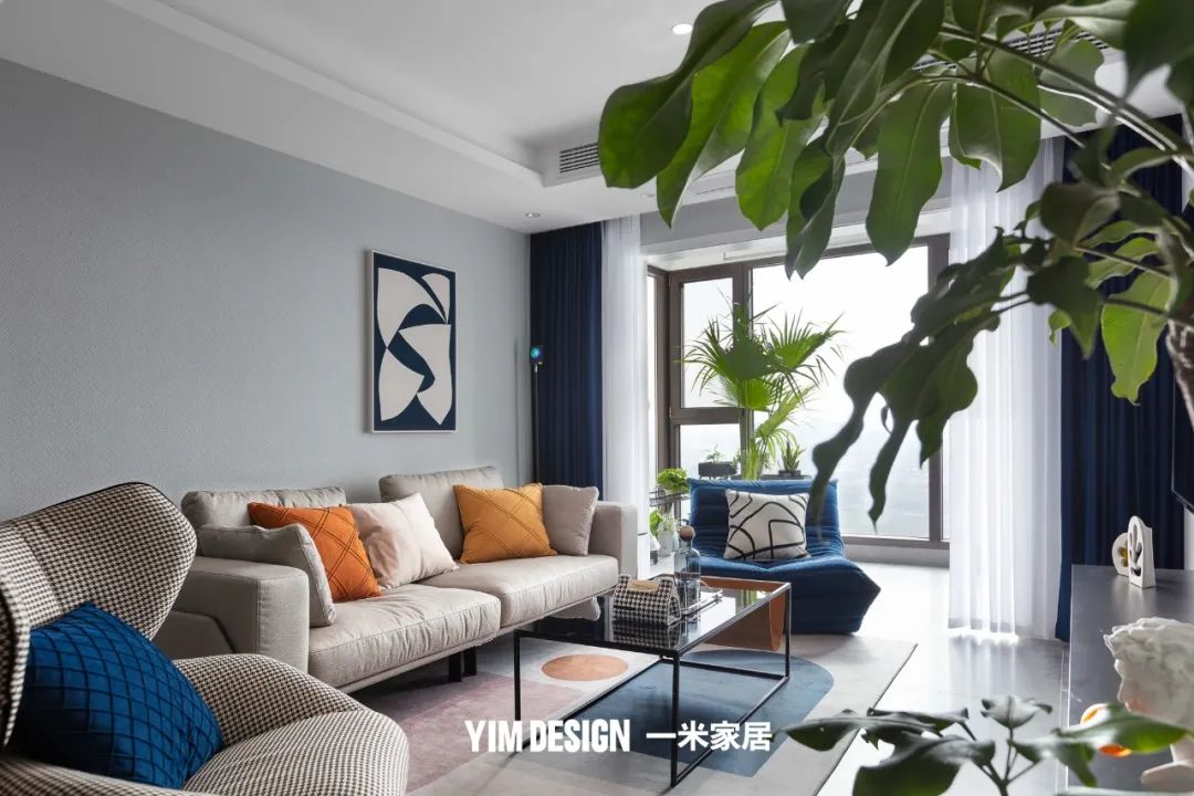 120㎡现代北欧婚房设计丨一米家居-6