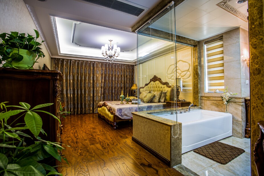 世茂二期 1 号楼美式风格室内设计-12