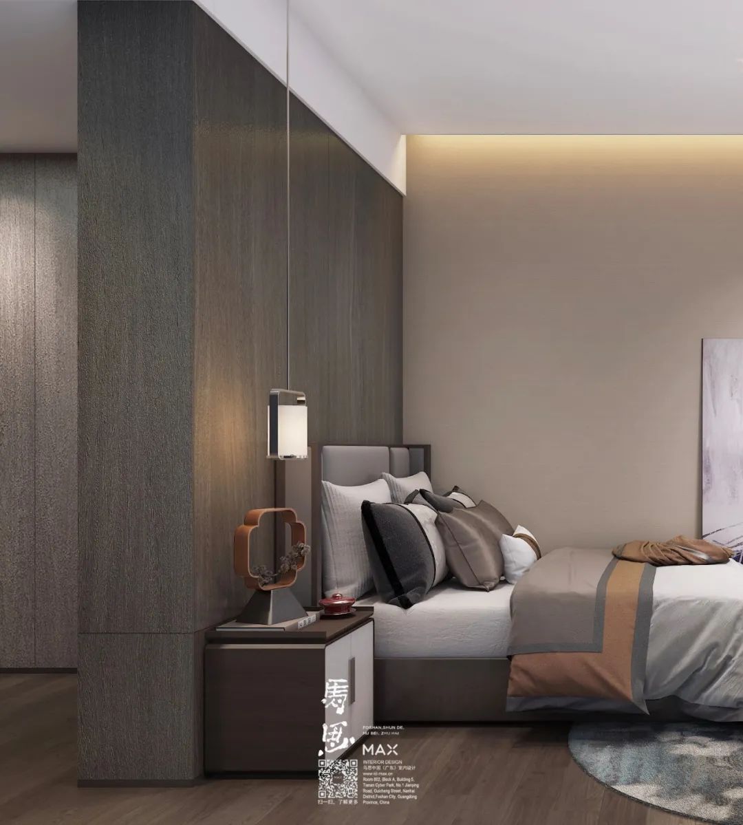 轻奢新中式室内设计丨意巢设计-47