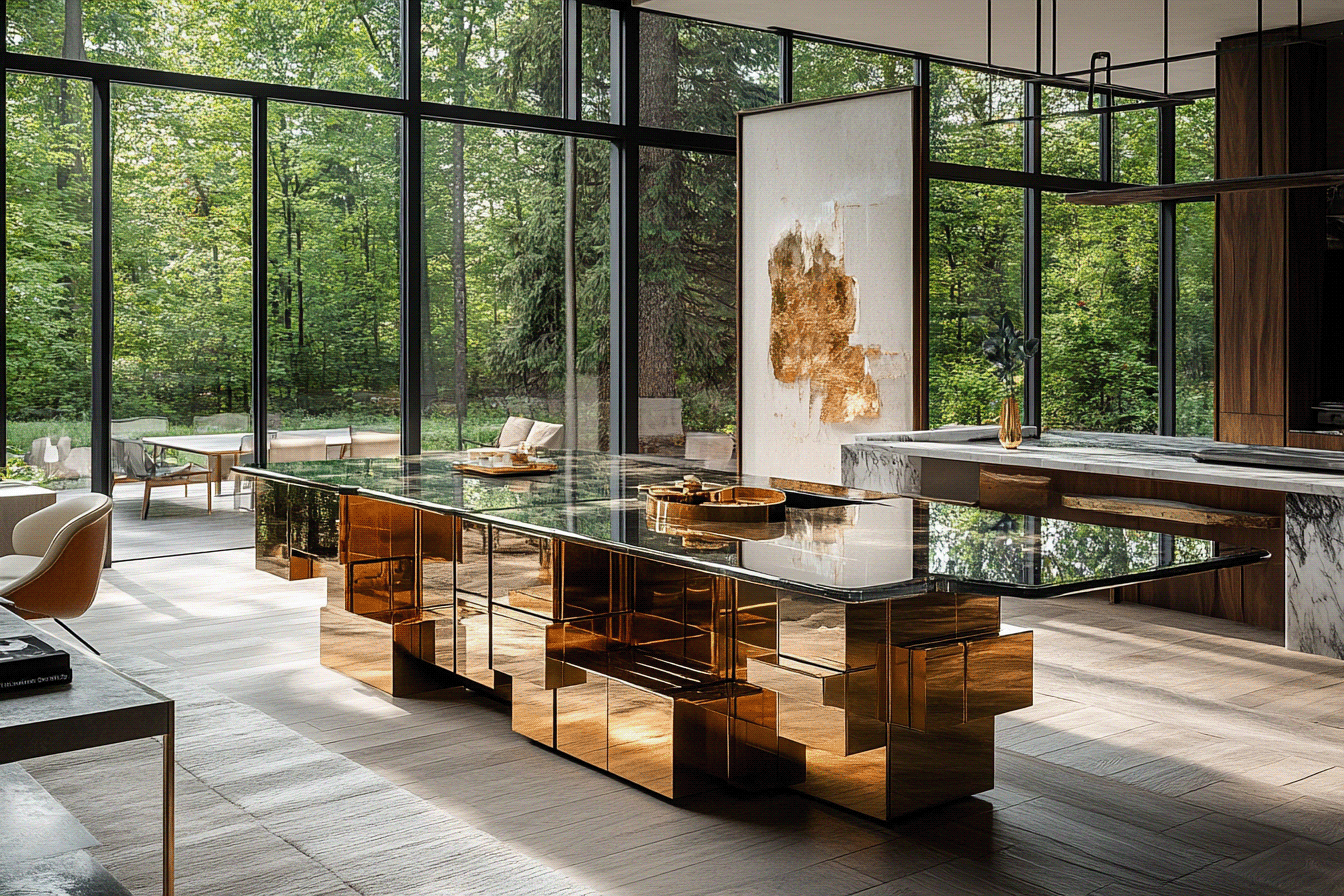 Extraordinary Bespoke Kitchen Islands by AICI-147