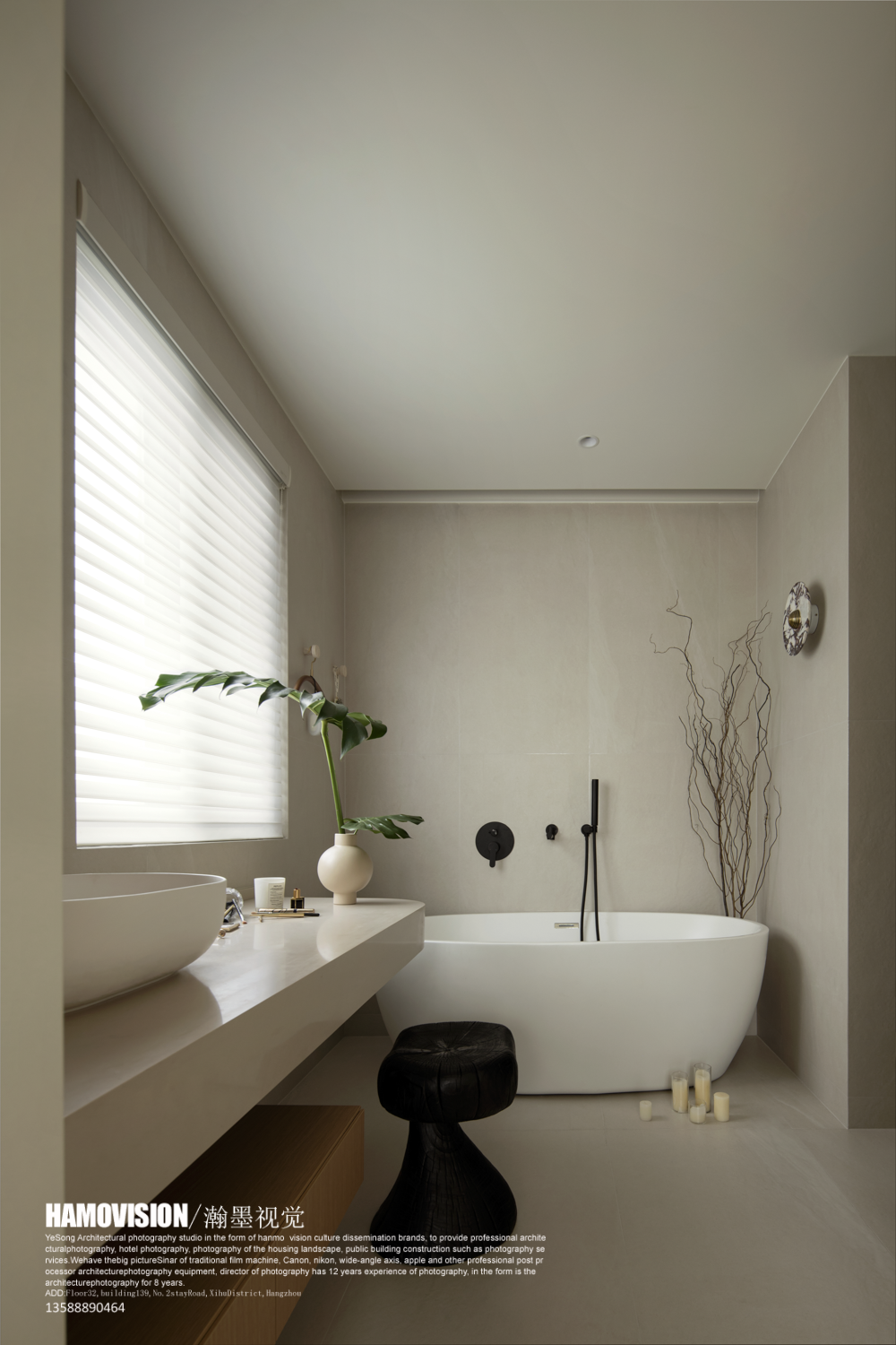 奶油色空间中的极简艺术丨中国上海丨年·演播室-70