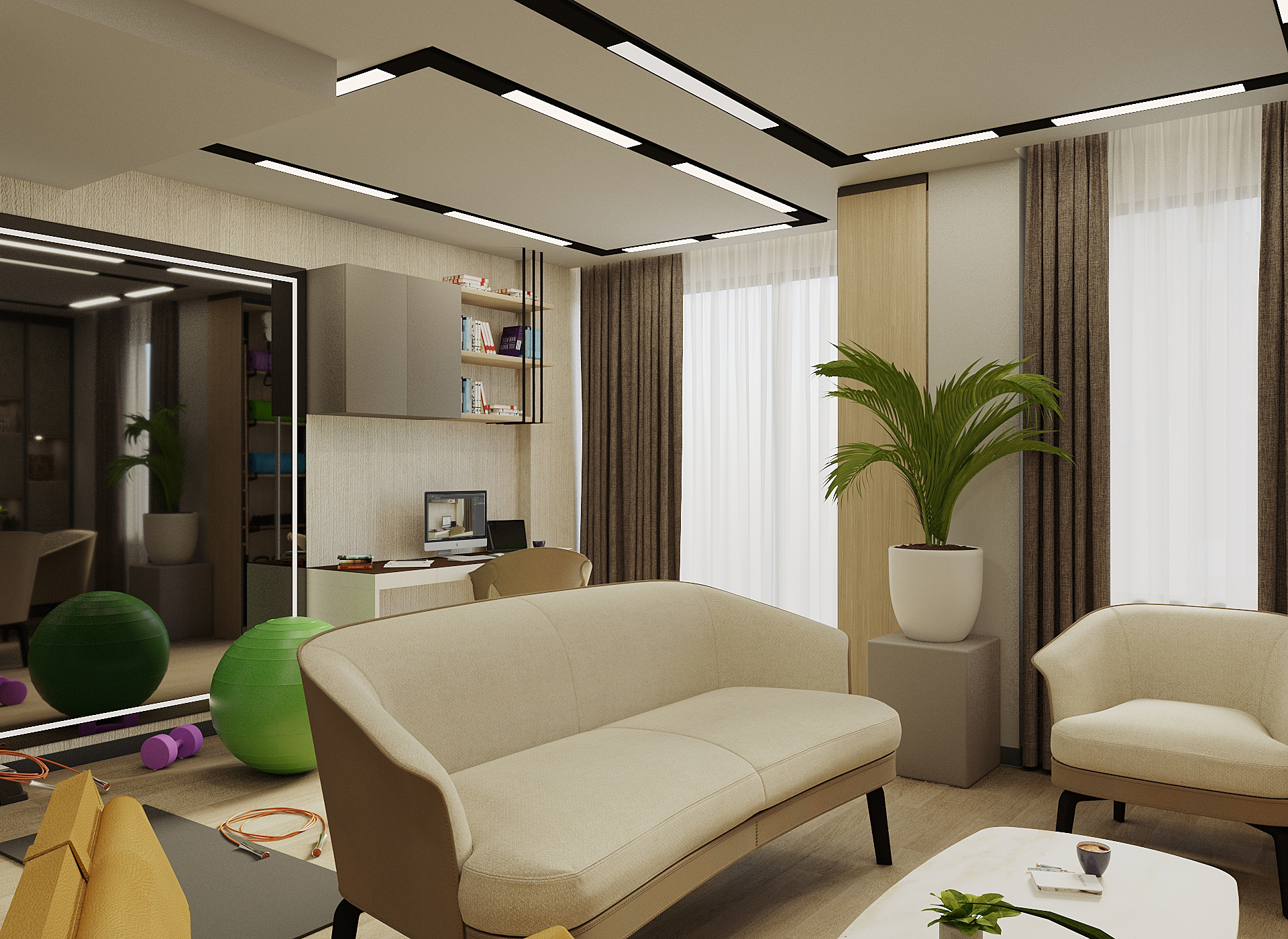 E.N. WORKING ROOM DESIGN HOUSE PROJECT (ALTERNATİF 1)-6