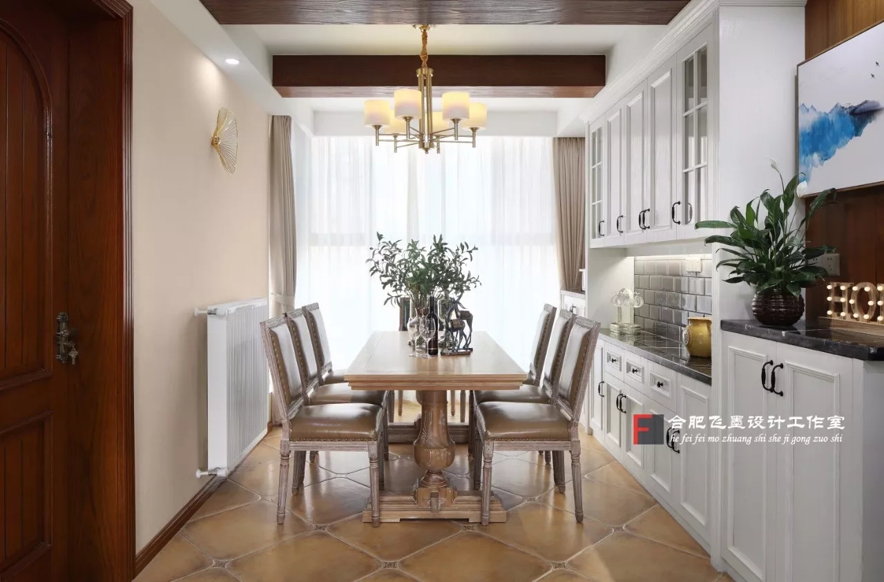 飞墨设计新作品 | 《彼岸花开》 | 200㎡美式-45