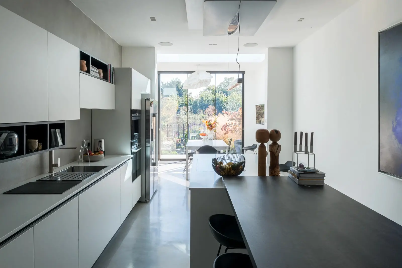 伦敦附近维多利亚式住宅的现代改造-7