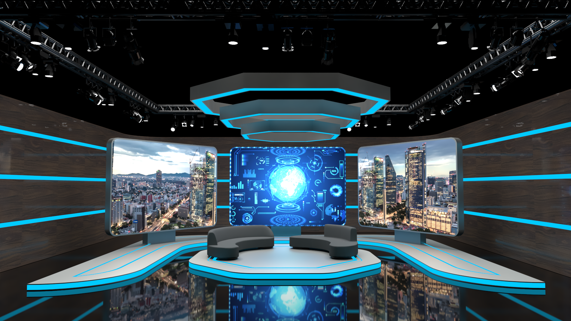 SET DE TELEVISIÓN-0