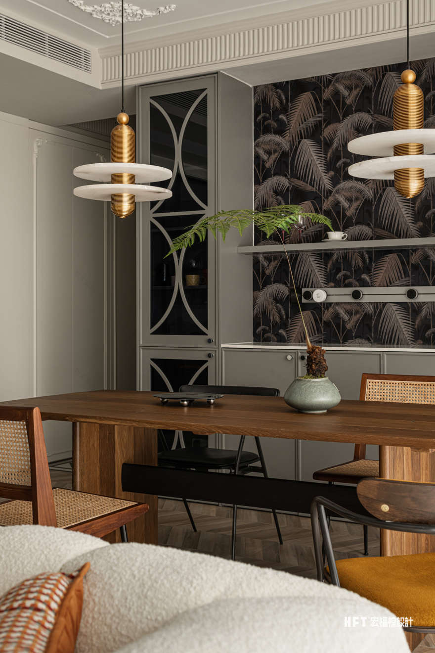 法式混搭住宅设计丨中国成都丨成都宏福樘设计-21