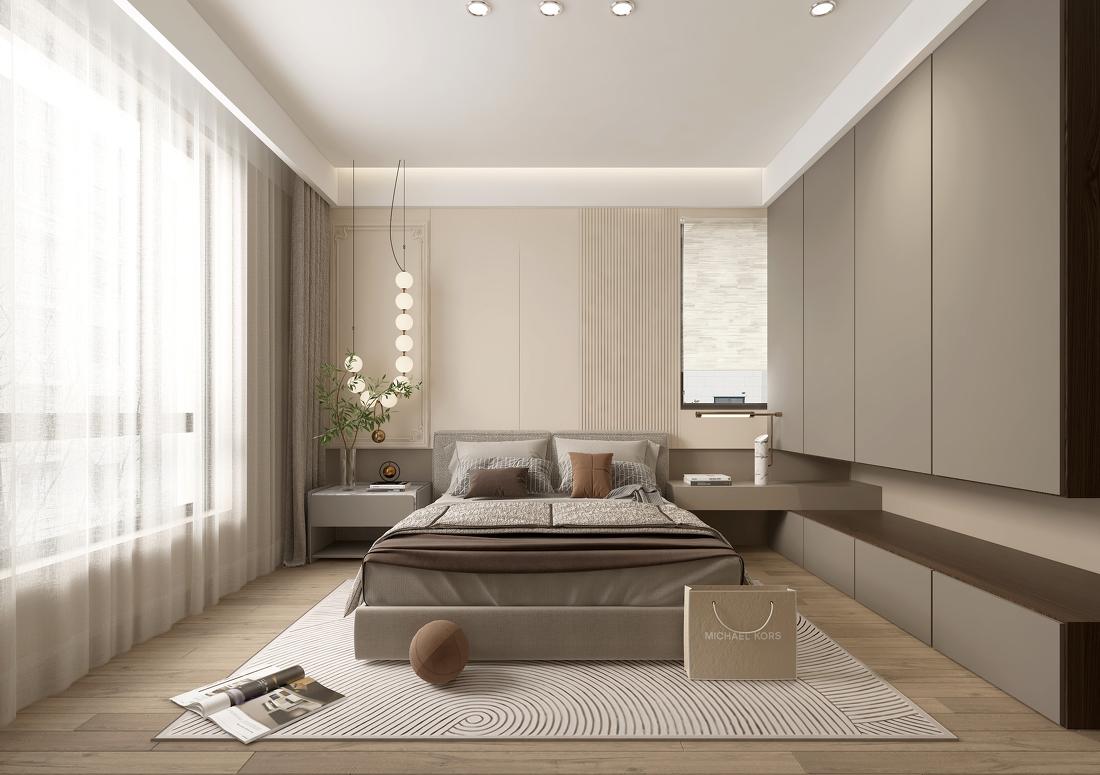 现代轻奢复式楼设计-10