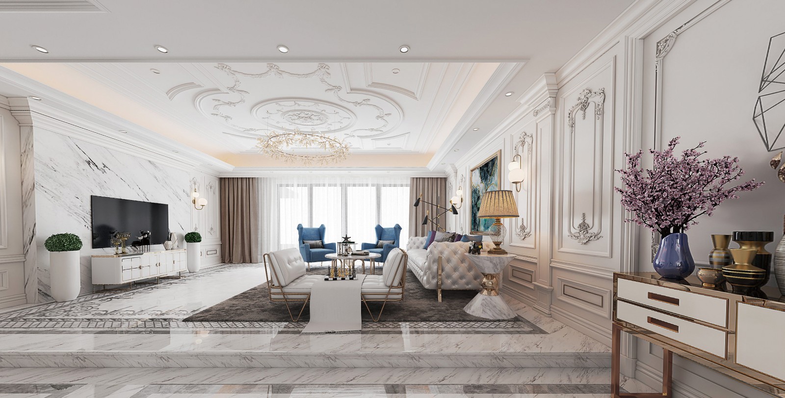 法式轻奢，浪漫精致的温暖空间-4