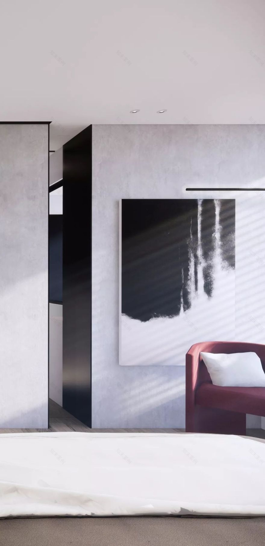 上海 169㎡极简平层,温暖人文家居设计-6