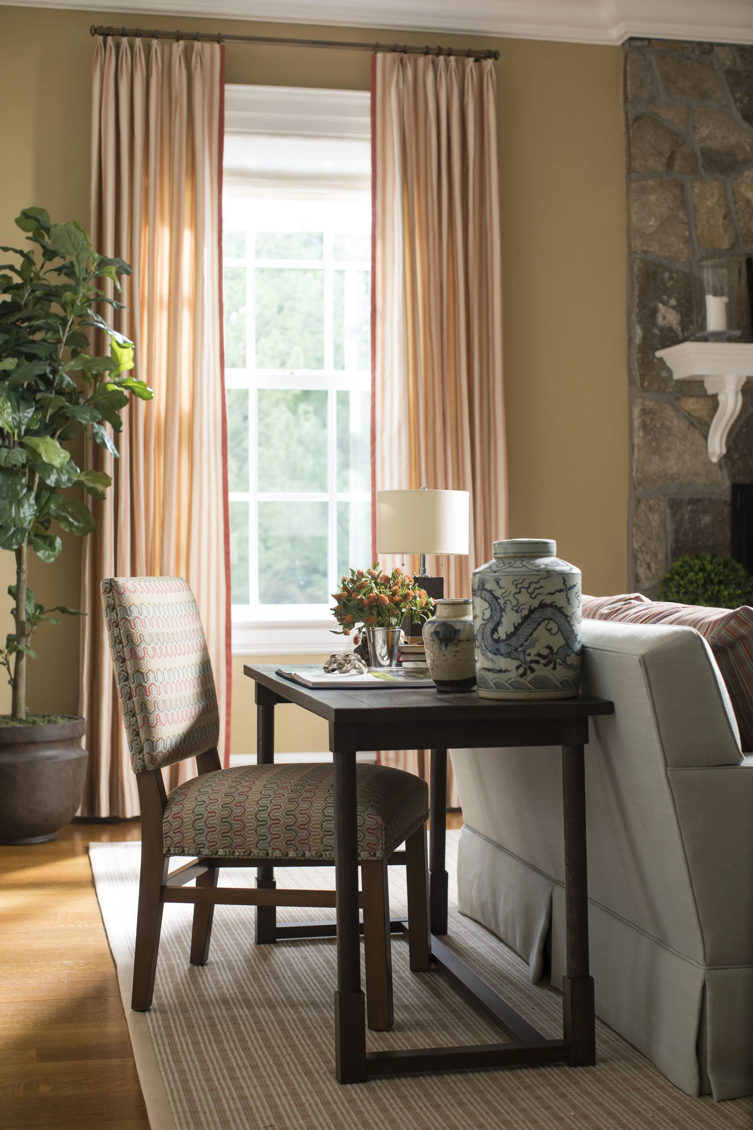 格林威治乔治王时代风格建筑（注：Greenwich是格林威治；Georgian常见指乔治王时代风格的建筑、艺术风格等，这里结合通常搭配逻辑，较合理推测为格林威治的乔治王时代风格建筑，但因缺乏更多语境，该翻译供参考） 丨Kathleen Walsh Interiors（KWI）-30