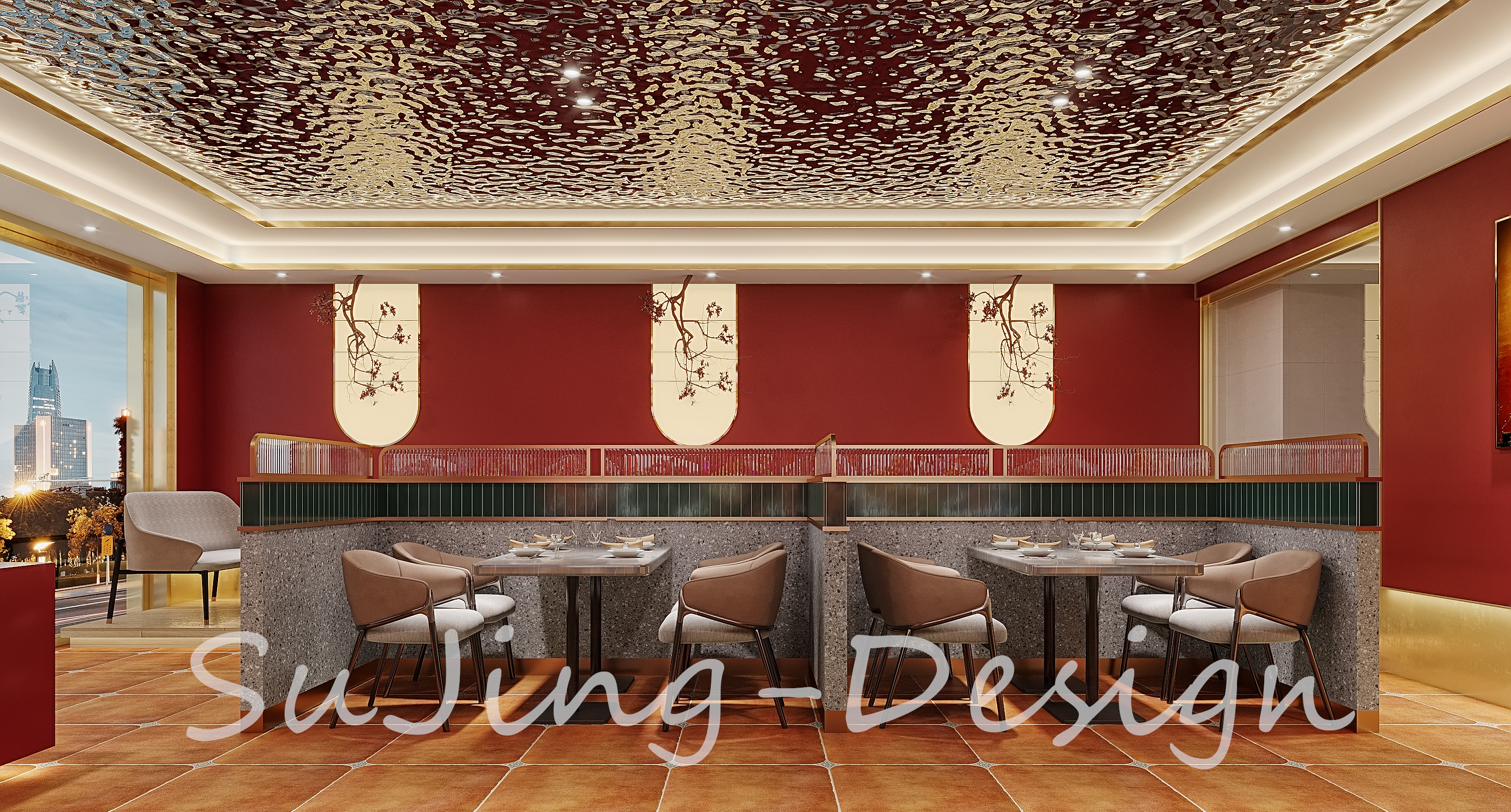 时空折叠的餐饮叙事——中餐厅设计案例-5