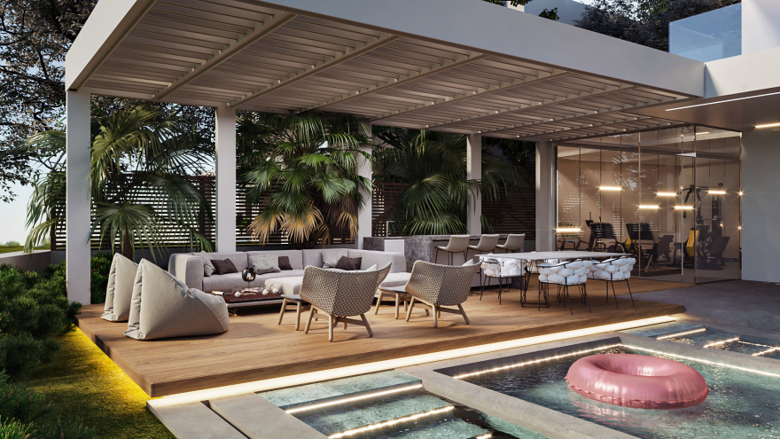 湖景小区中的别墅丨埃及开罗丨Amany Atef-16