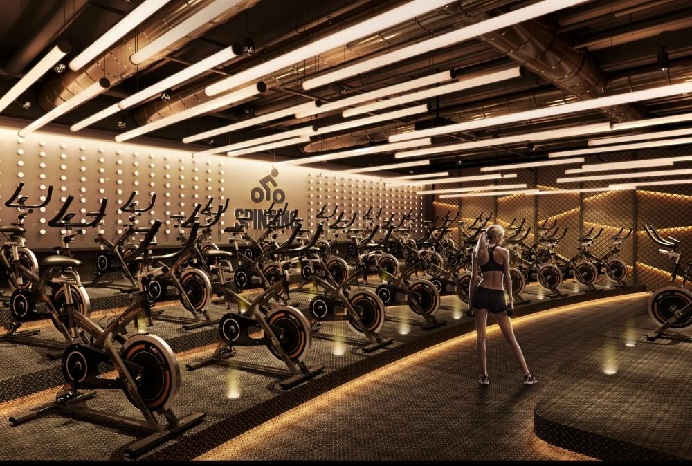 
未来感重工业科幻风健身房 -3