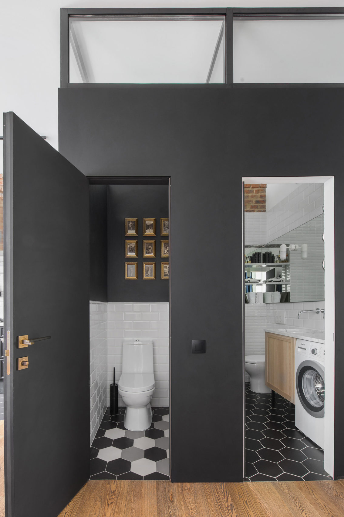 Remodeled Stalinist Style Apartment was converted into a Modern Space with a Retro Touch-45