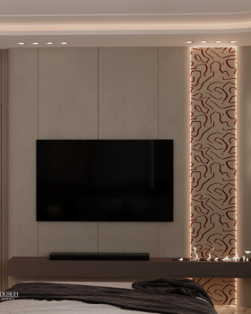 MODERN ARTISTIC BEDROOM（现代艺术卧室）丨埃及丨REHAM OSAMA