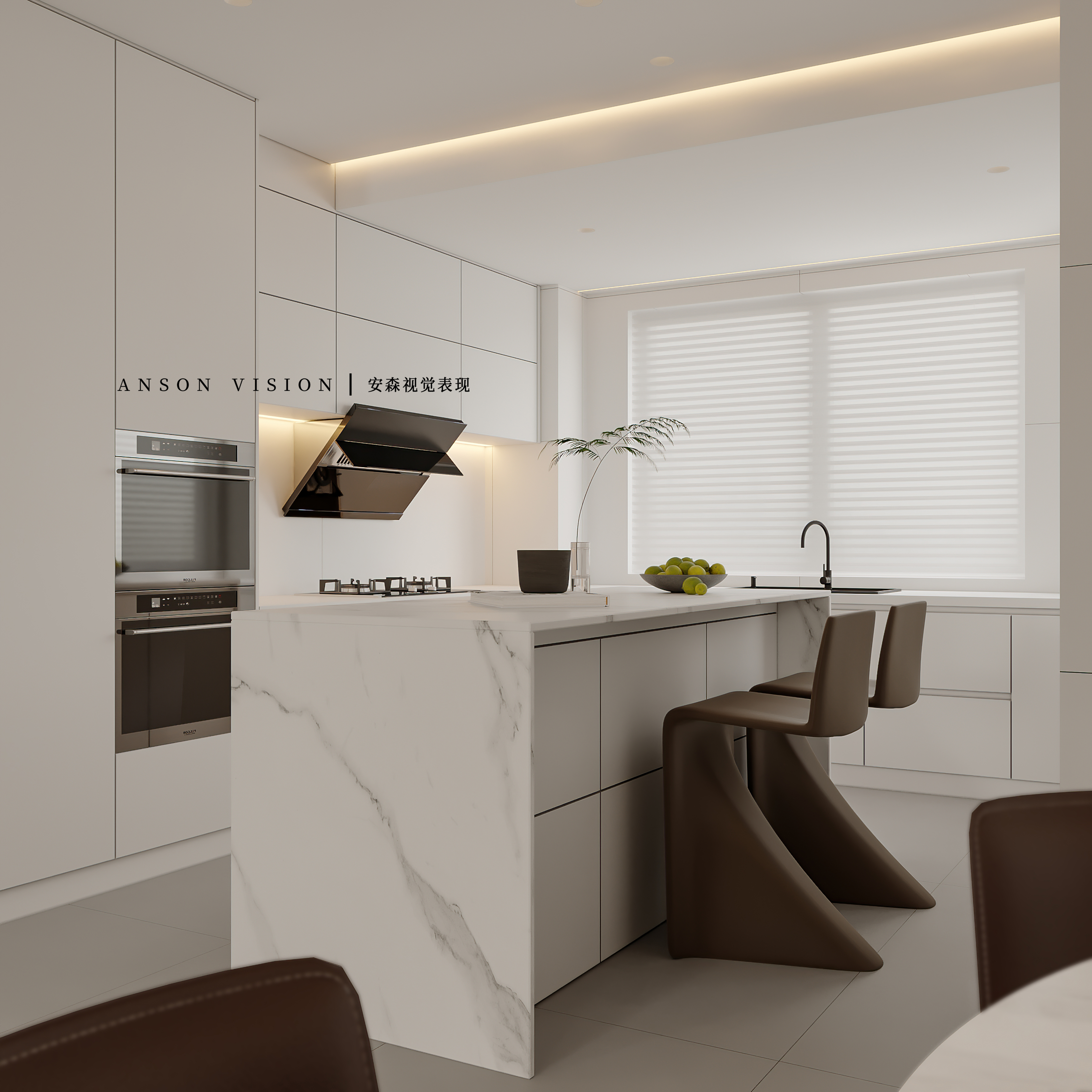 现代极简住宅丨Ansonvision·蒙头睡-5