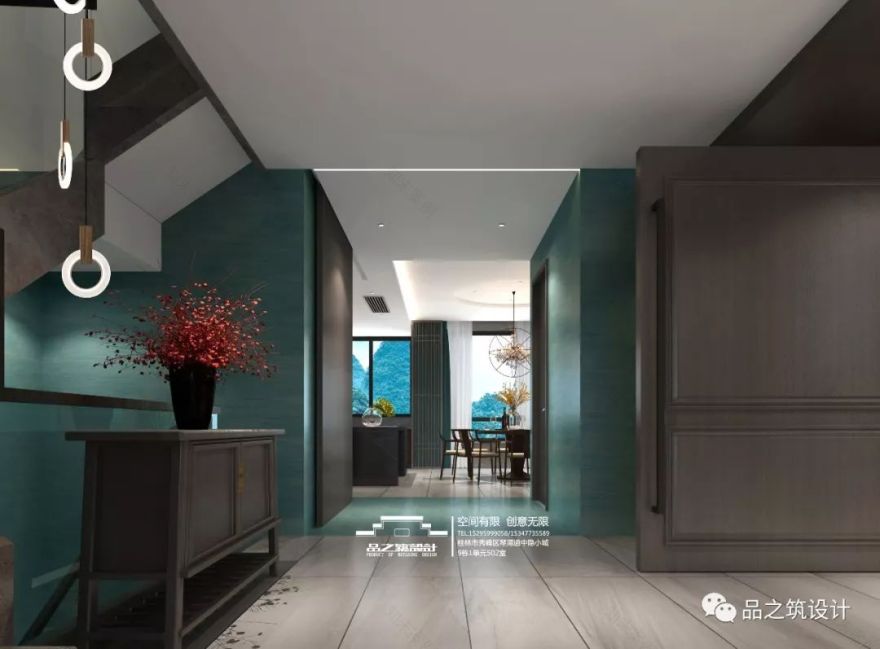 新桂系别墅空间设计,传统与现代的和谐统一-17