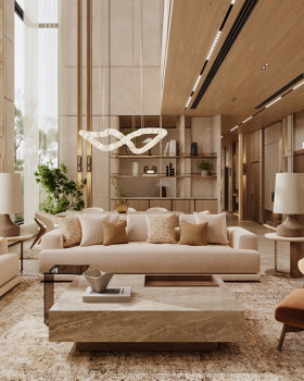 奥拉黄金·达曼市胡拜尔区
注:Al Khobar一般指沙特阿拉伯东部省最大的城市之一胡拜尔,它位于达曼市附近,在当地语境中常被提及Aura Gold这里音译成奥拉黄金,如果它是特定的专有名词,可能需要更多背景信息来确定更合适的译法 丨沙特阿拉伯丨MYS Design Haus