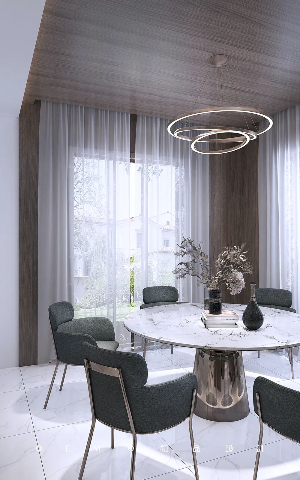 初品设计 | 江苏常州 750㎡现代住宅，自然优雅的生活空间-33