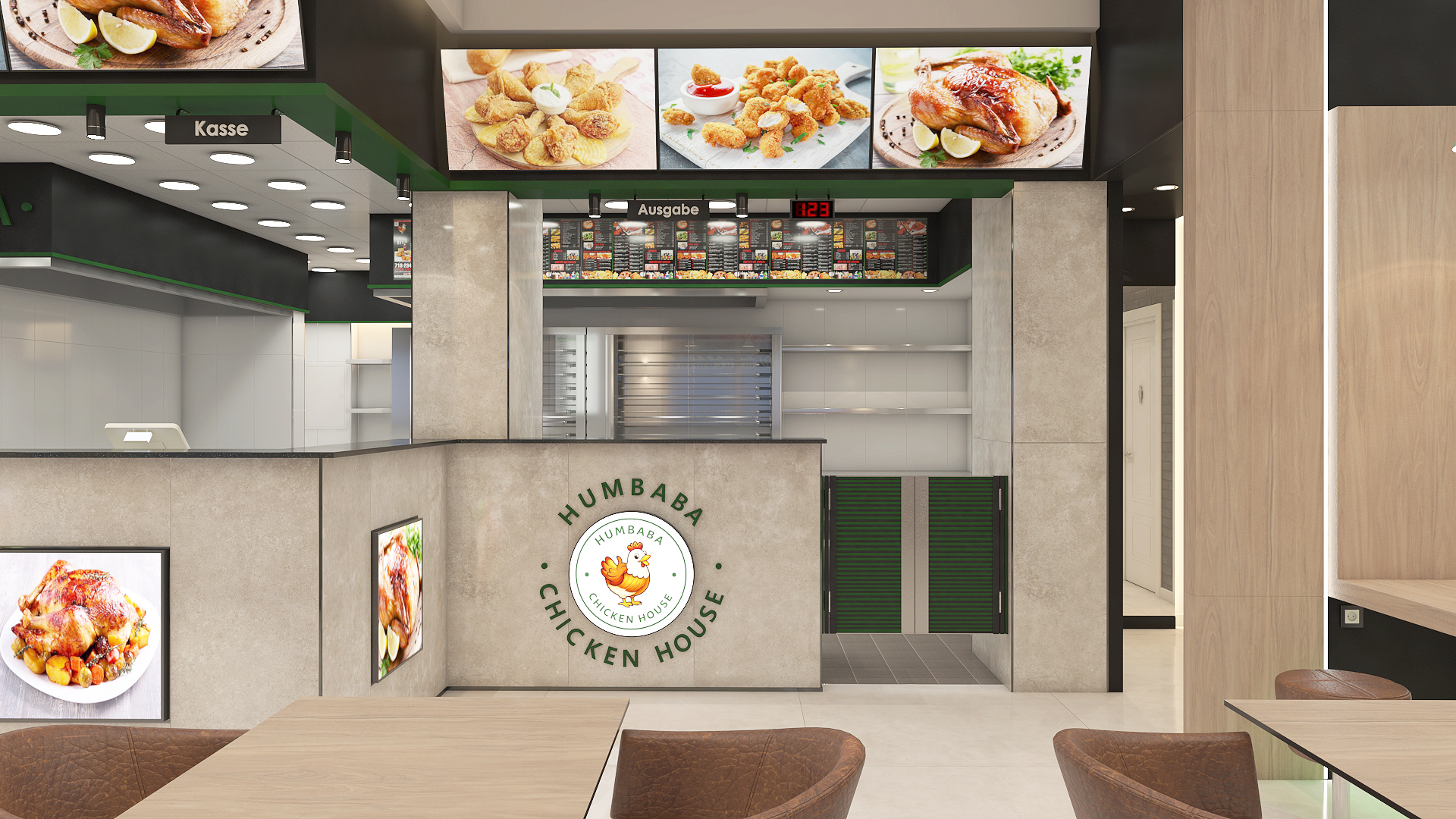 Humbaba Chicken House Berlin - Interior Design 3D-12