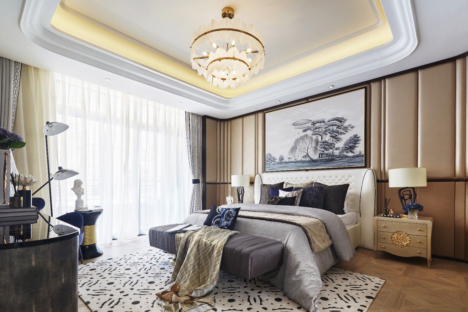 下叠——南昌334㎡绿地样板房  集艾设计-27