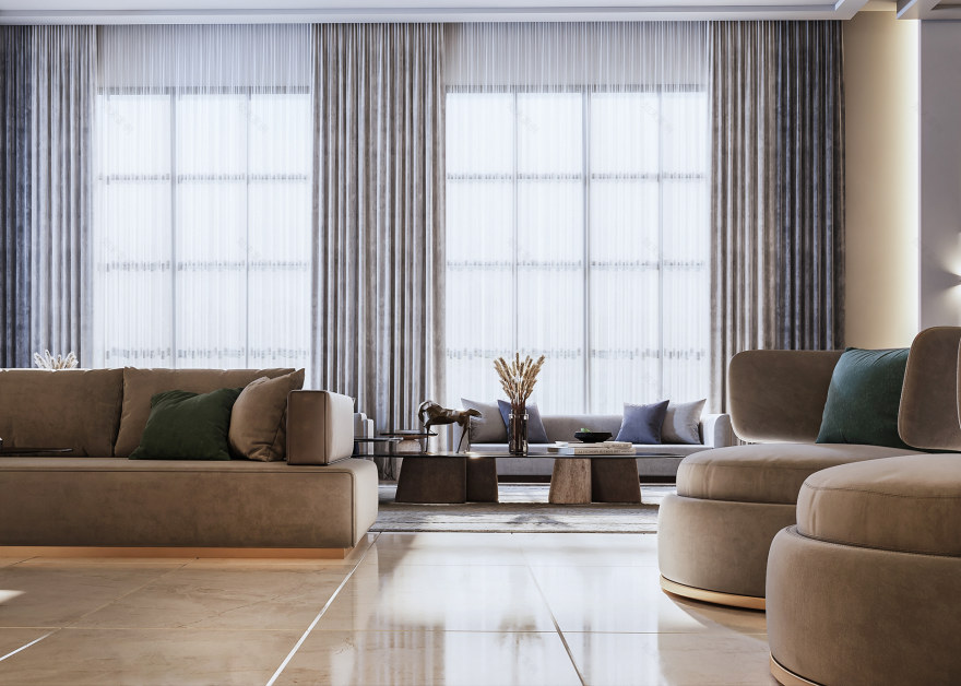 现代接待区设计丨沙特阿拉伯-14