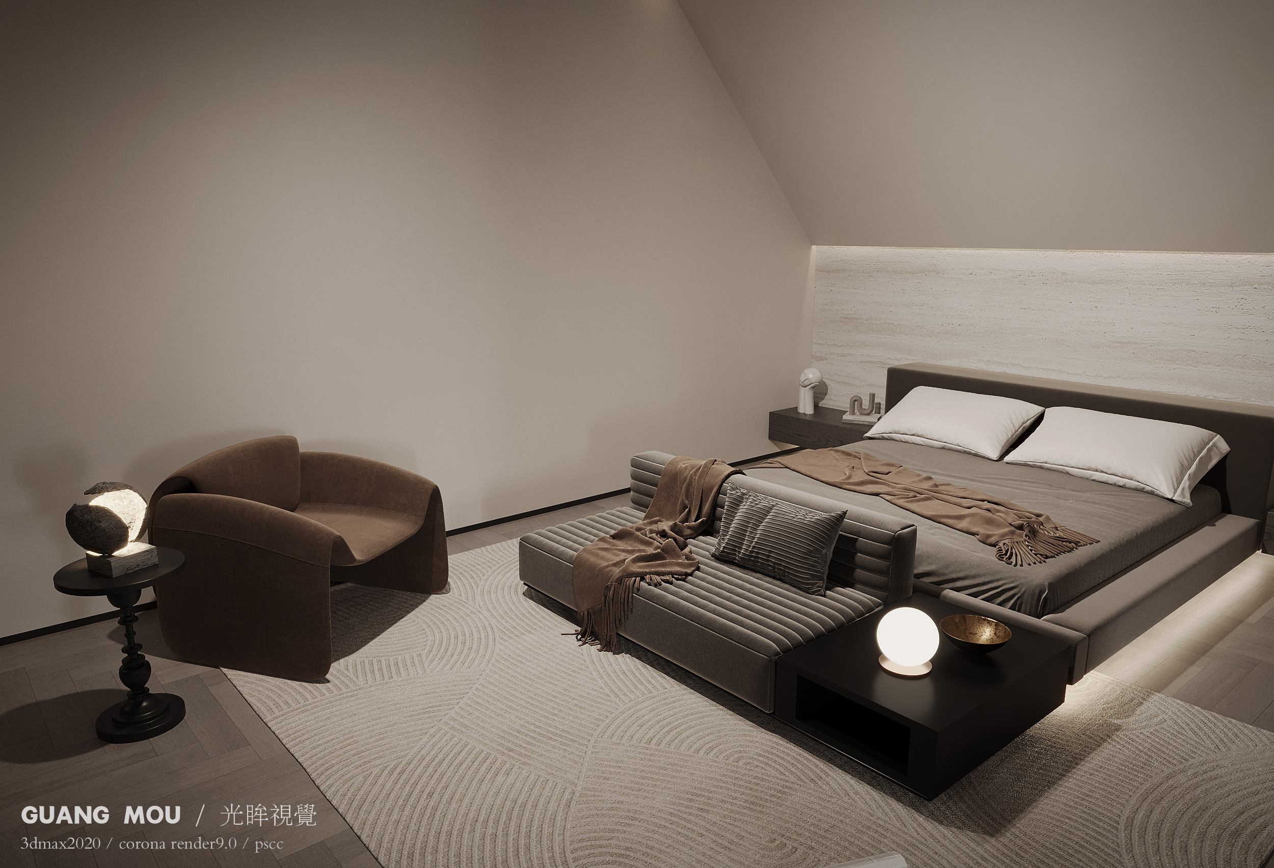 现代家具渲染丨光眸视觉表现-7