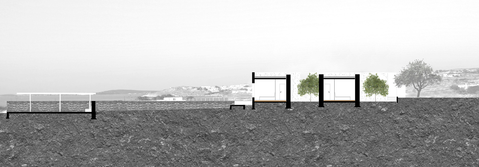 希腊 Paros 岛上的"藏匿与寻找" | 现代简约风格的双宅设计-49