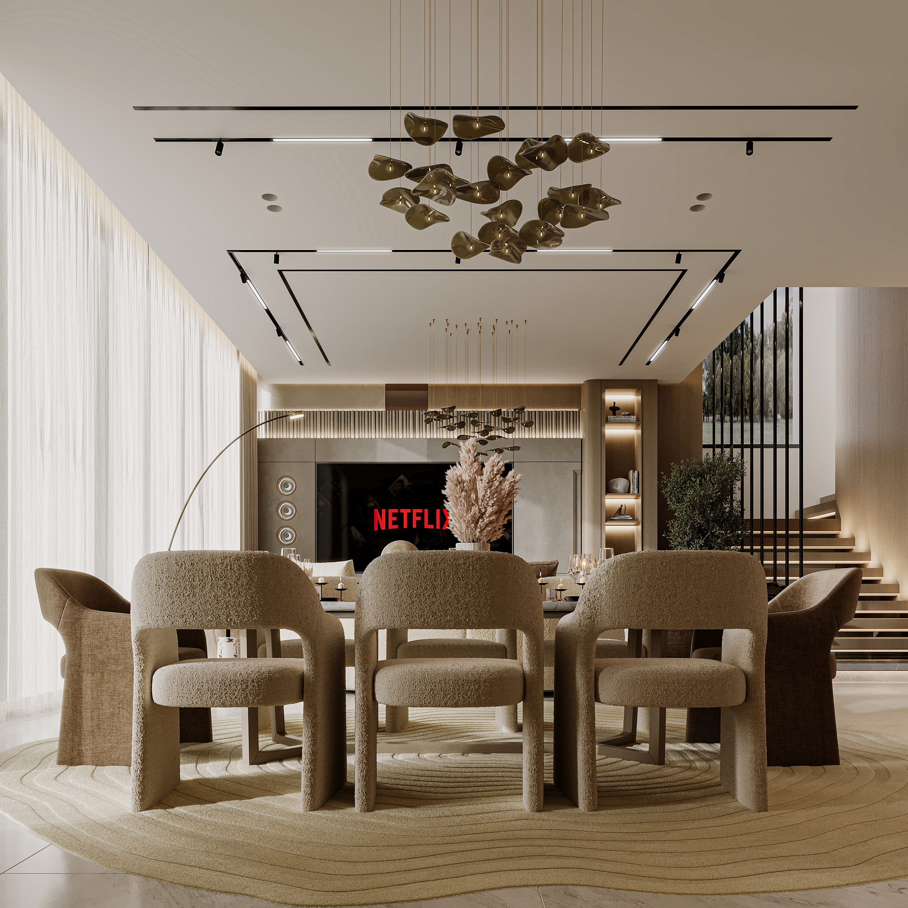 大厅室内设计丨KT_DESIGN STUDIO-19