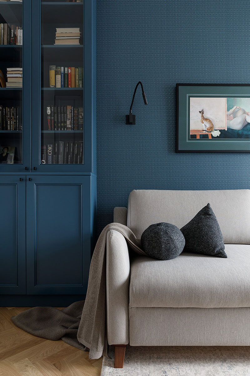 圣彼得堡独特格局现代公寓设计-9