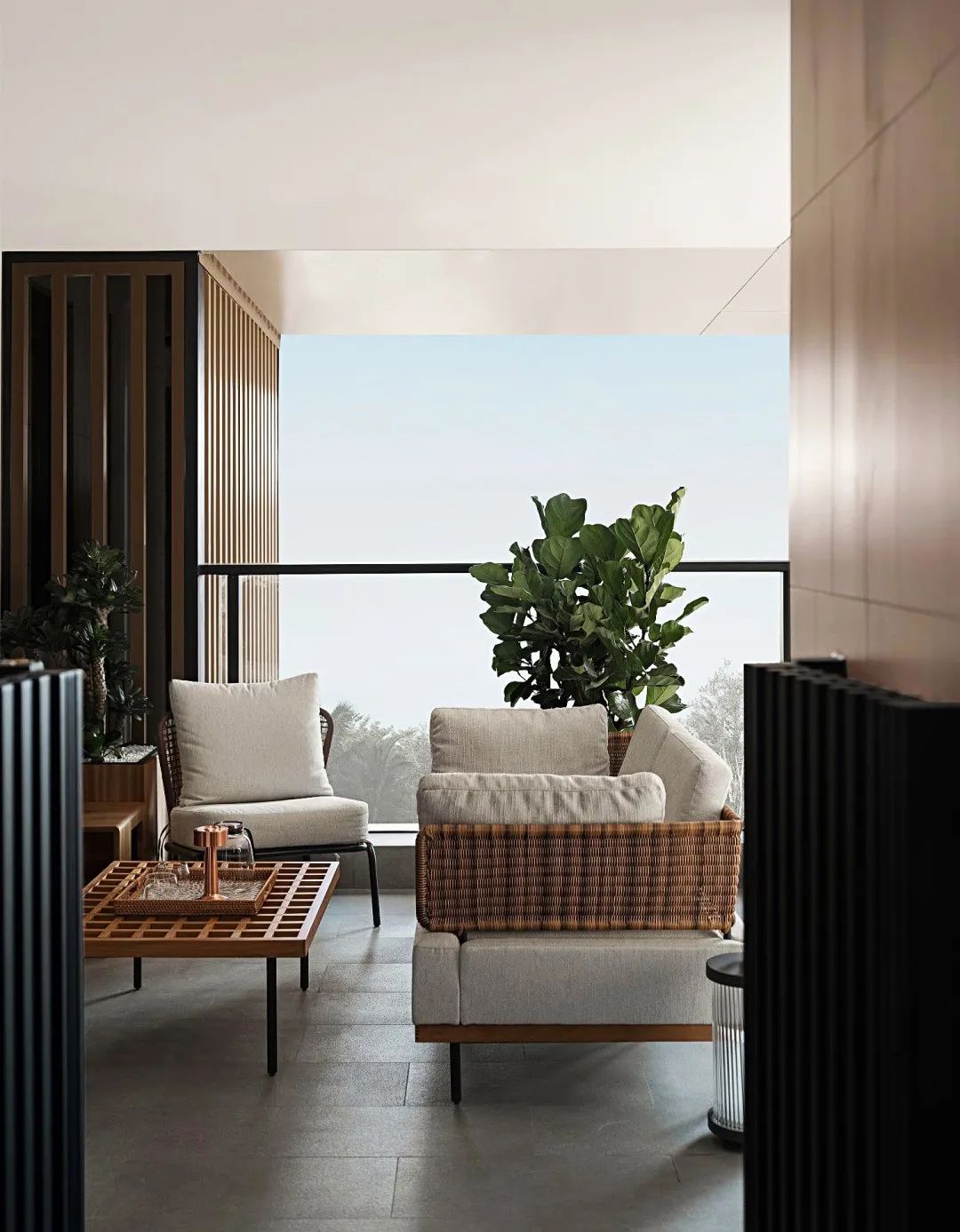 云海吾乡西区子母户样板间丨中国海南丨泽钦设计,戴勇设计-1