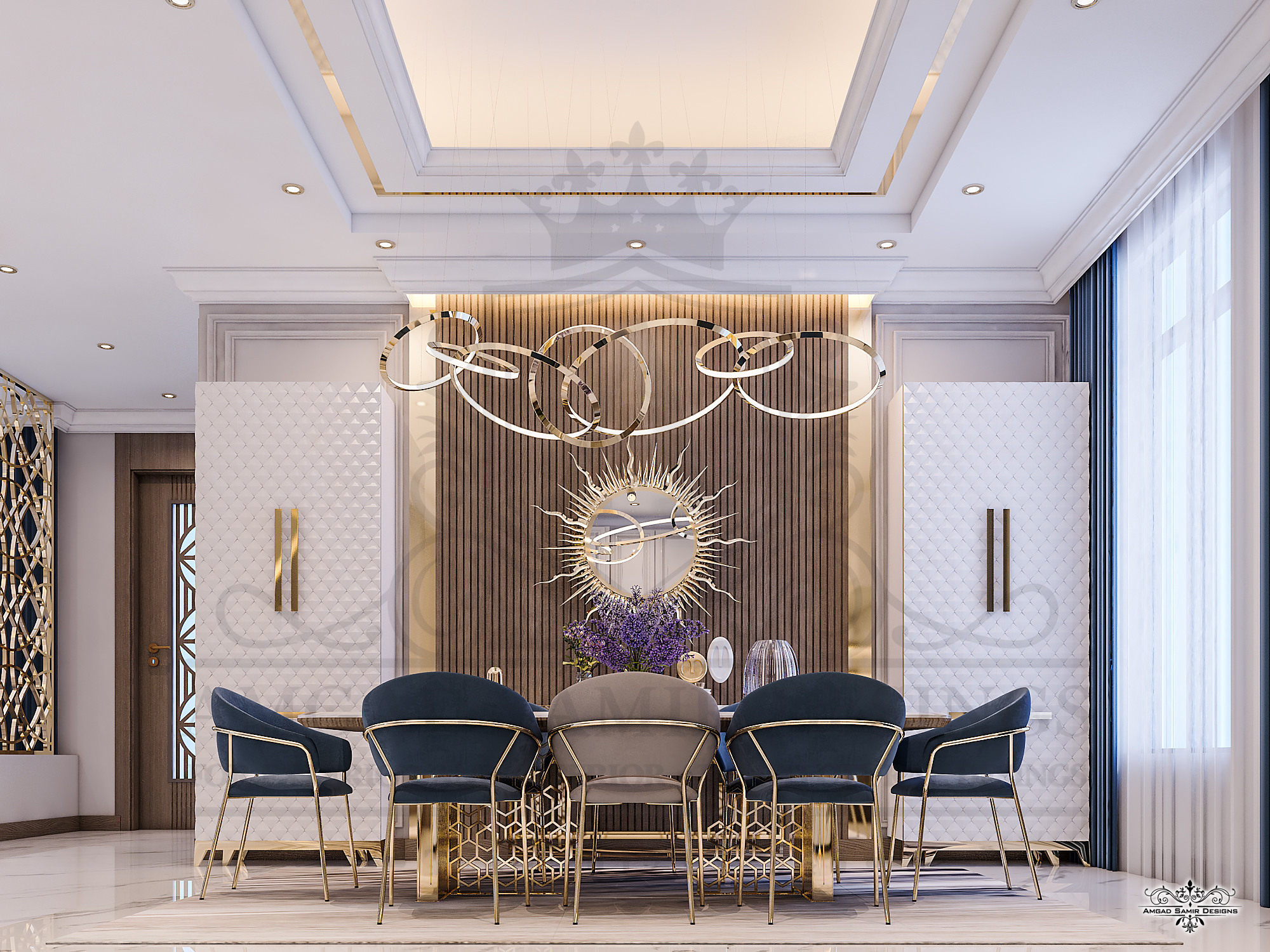 Neo Classic Modern for the ground floor of a villa-9