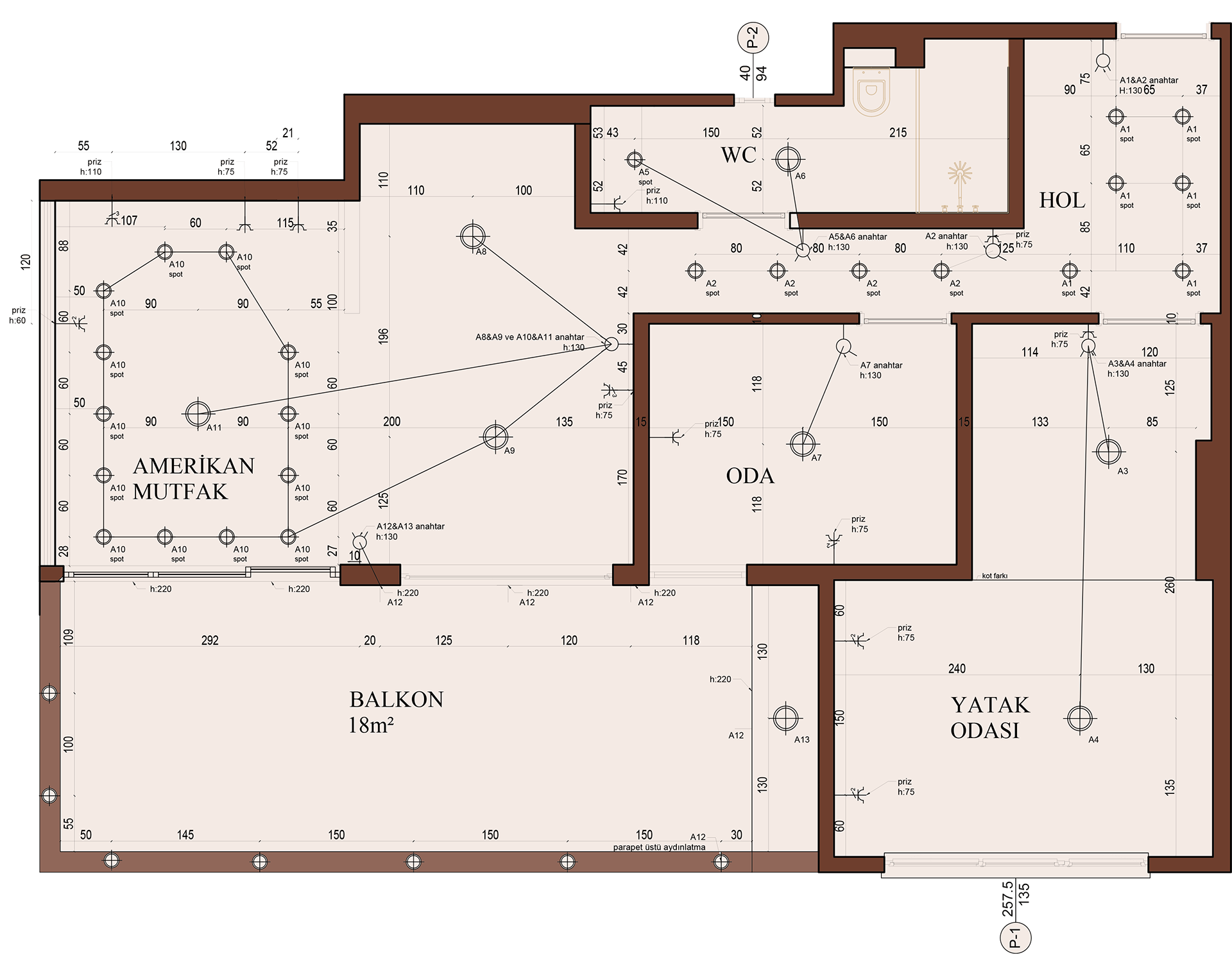 Ev Tadilat Projesi · 家庭装修项目丨土耳其伊斯坦布尔-6